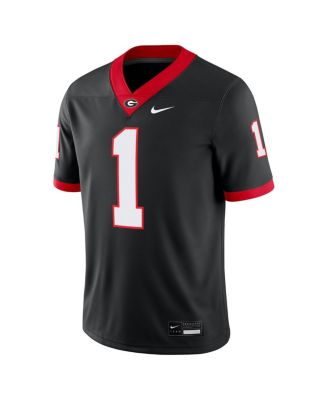 Men's Black Georgia Bulldogs Alternate Game Jersey