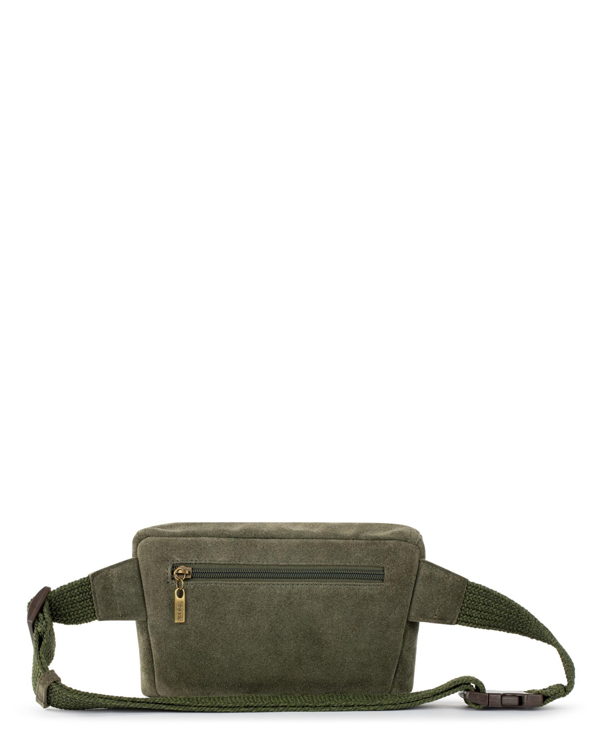 Shop The Sak Caraway Leather Small Belt Bag In Moss Suede