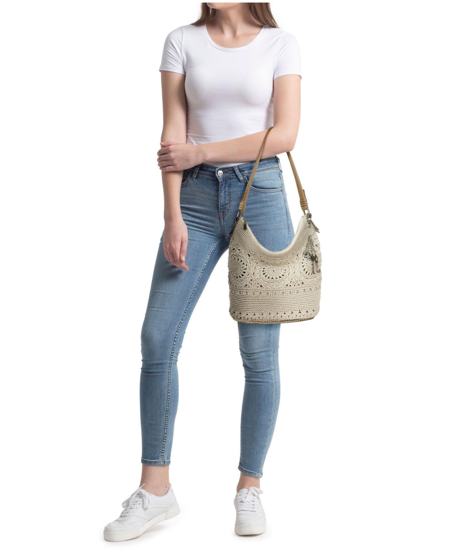Sequoia Crochet Large Hobo Bag