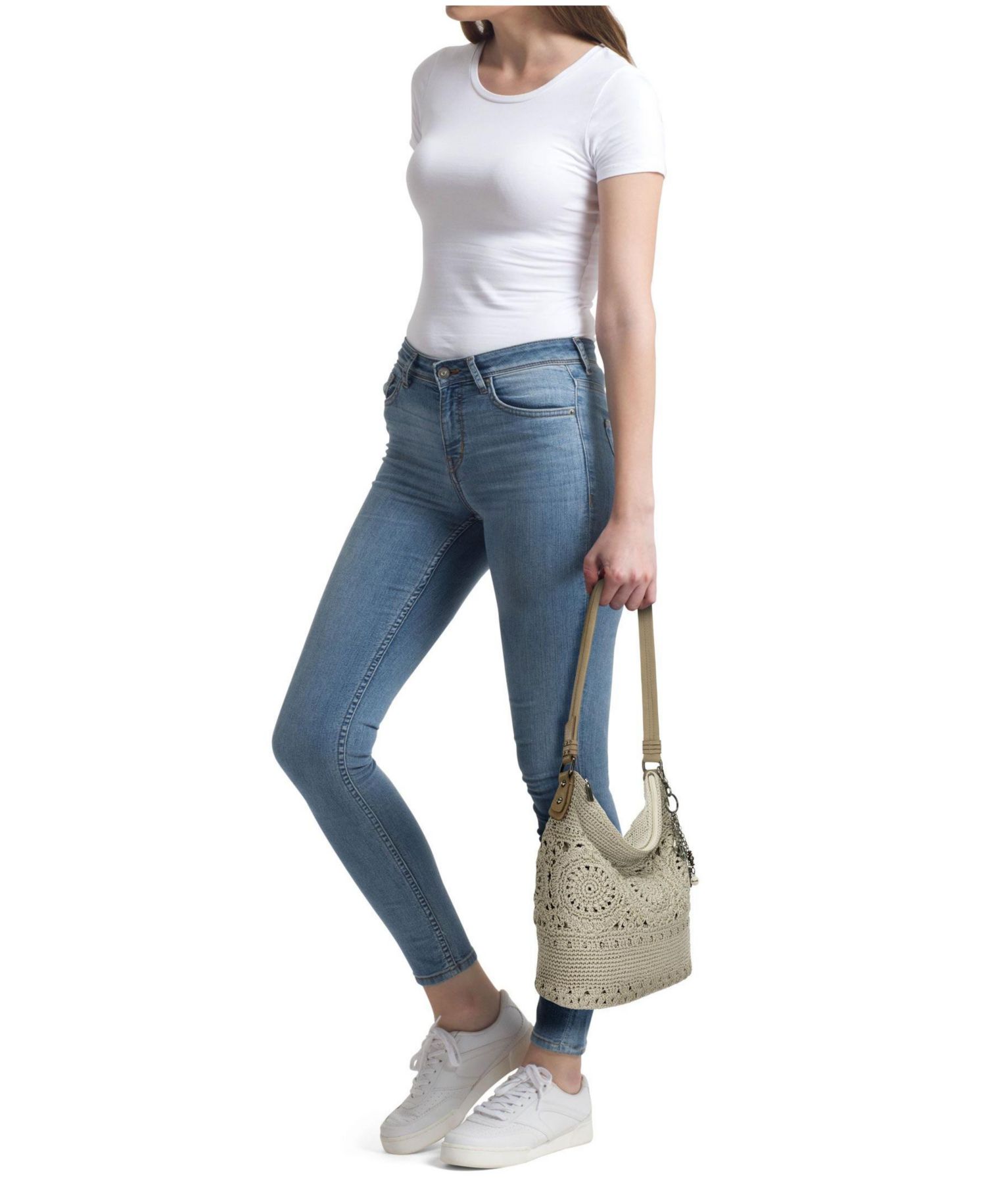 Sequoia Crochet Large Hobo Bag