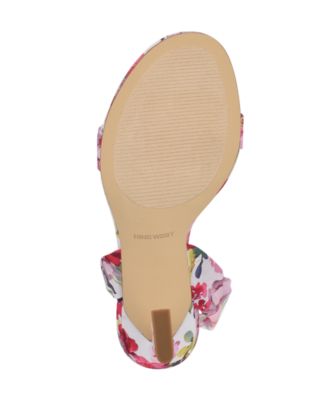 Women's Kelsie Ankle Wrap Sculpted Heel Sandals