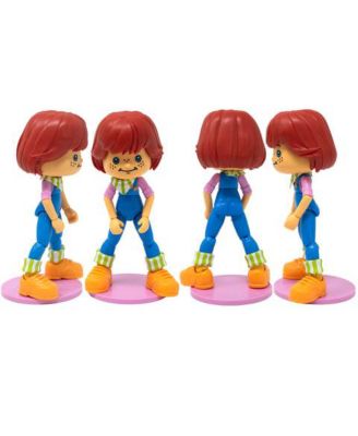 Boss Fight Studio Strawberry Shortcake Huckleberry Pie with Pupcake, Collectible Action Figure – Highly Articulated Fruity Scented Figurine with Accessories, Interchangeable Parts, and Stand – 1:12