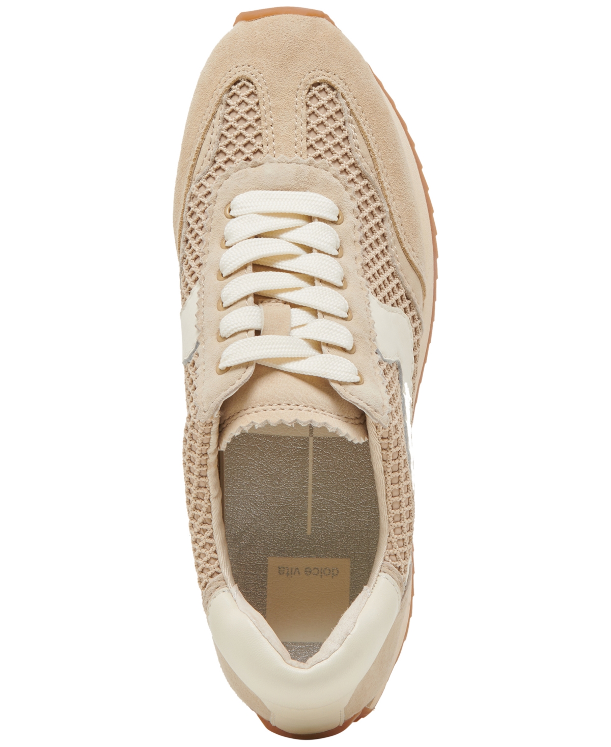 Dolce Vita Women's B.ntcd Lace-up Retro Jogger Sneakers In Sesame Woven