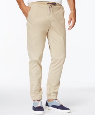 tommy hilfiger khaki joggers