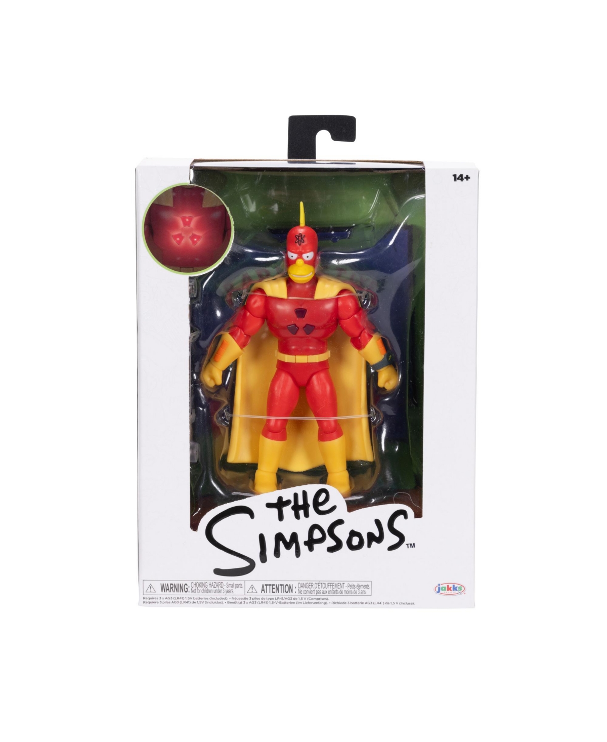 The Simpsons 5" Premium Radioactive Man Action Figure Toy In Multicolor
