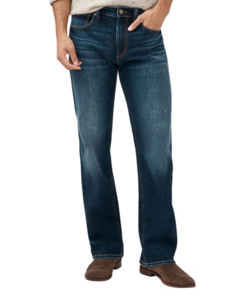 Мужские джинсы Silver Jeans Co. Men's Zac Relaxed Fit Straight Leg Jeans