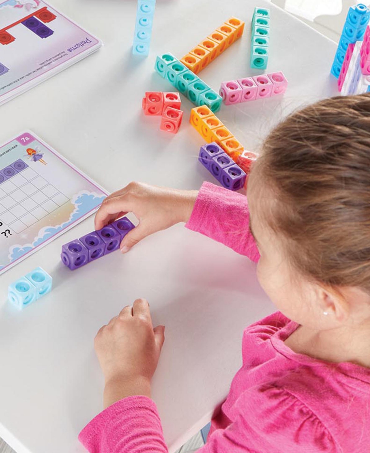 Learning Resources Mathlink Cubes Kindergarten Math Activity Set: Fantasticals