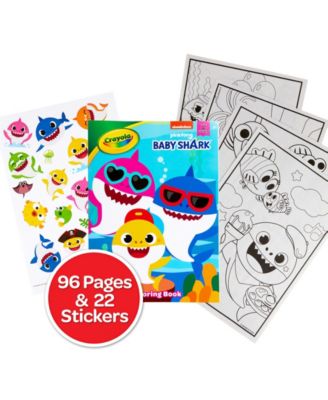 Baby Shark Coloring Book, 8 Pack