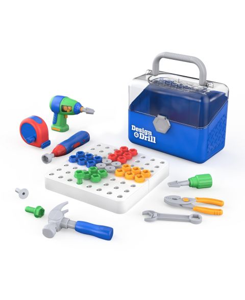 Детская игрушка Educational Insights Design & Drill Working Tools Toolbox, Ages 3+