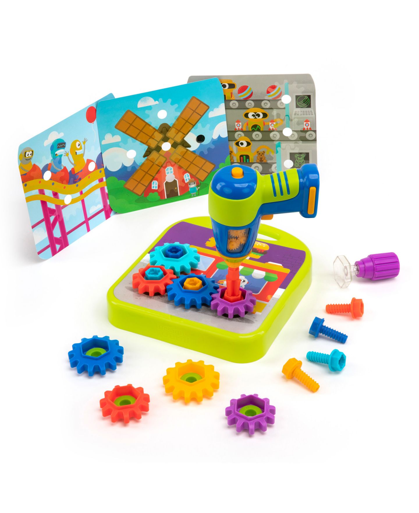 Детские игрушки Educational Insights Design & Drill Gears Fine Motor Skills Kit, Ages 3+ — фото 3