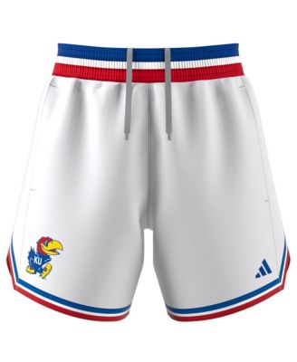 Men's White Kansas Jayhawks Swingman Replica Basketball Shorts