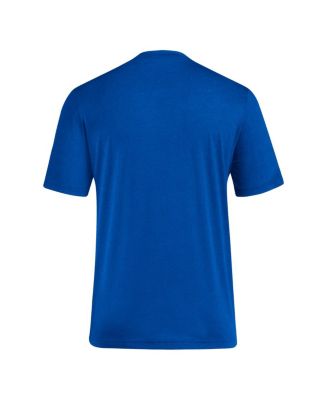 Men's Royal Kansas Jayhawks Locker Swish Tri-blend T-shirt