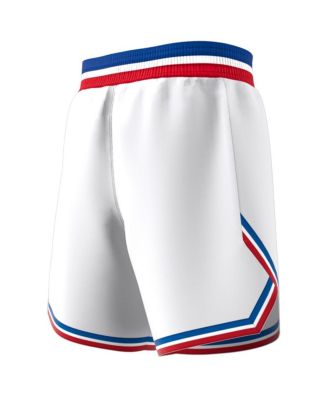 Men's White Kansas Jayhawks Swingman Replica Basketball Shorts
