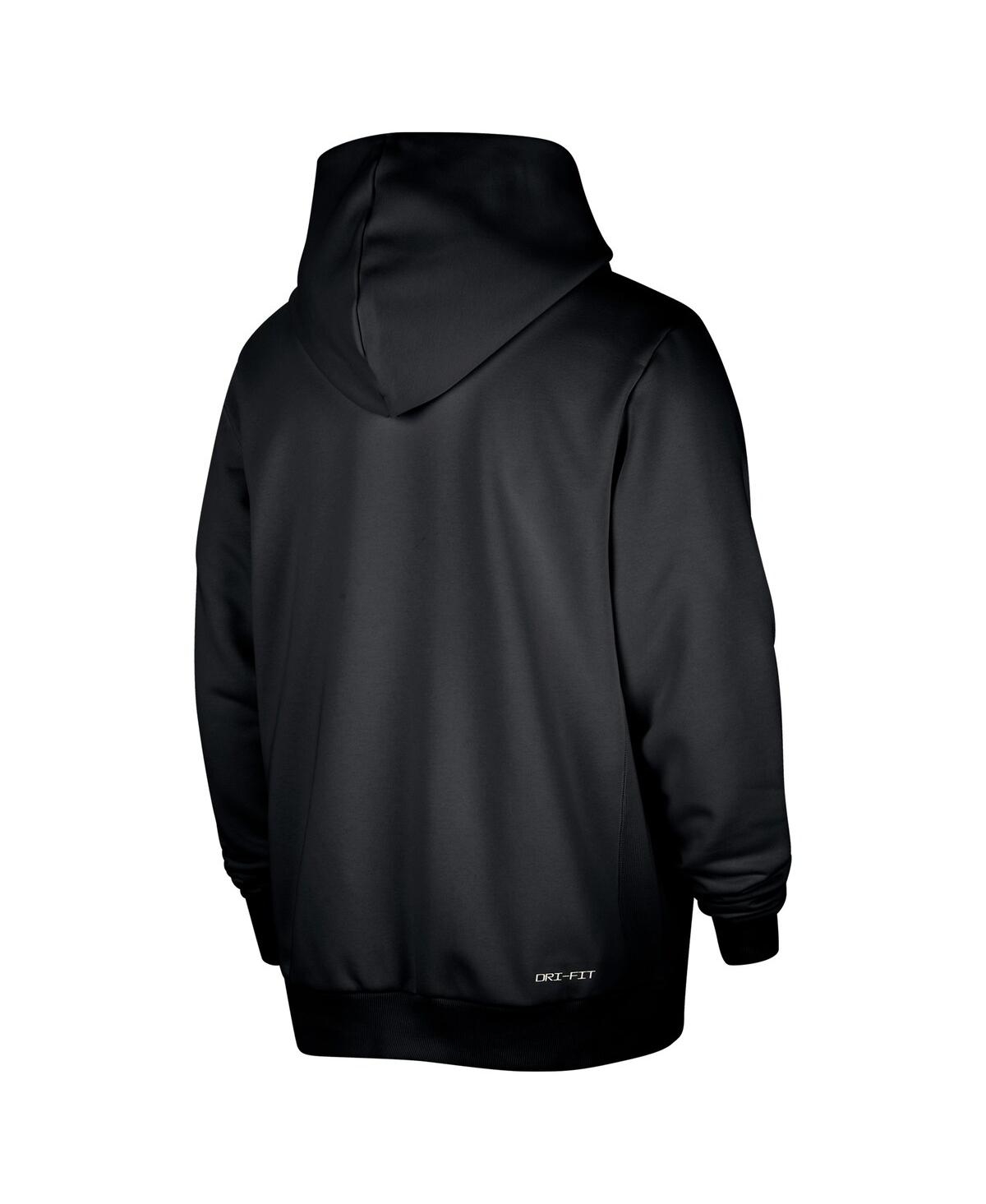 Nike Black Boston Celtics Authentic Standard Issue Full-zip Hoodie Jacket In Black