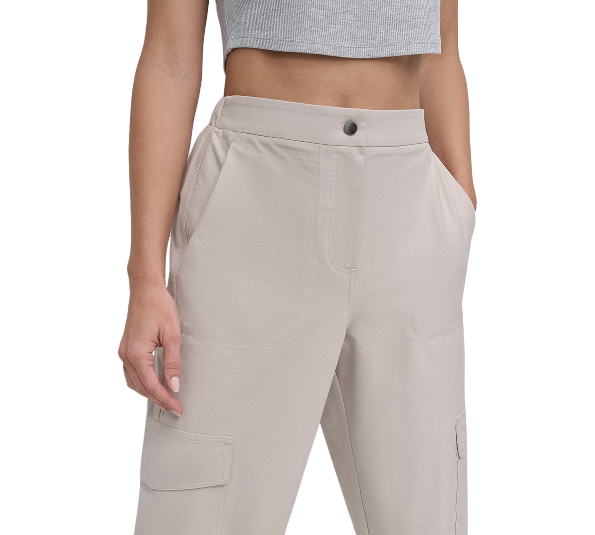 Dkny Sport Women's Canvas Cargo Pants