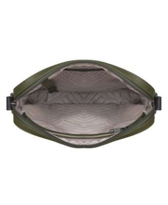 Onyx Leather Crossbody Bag