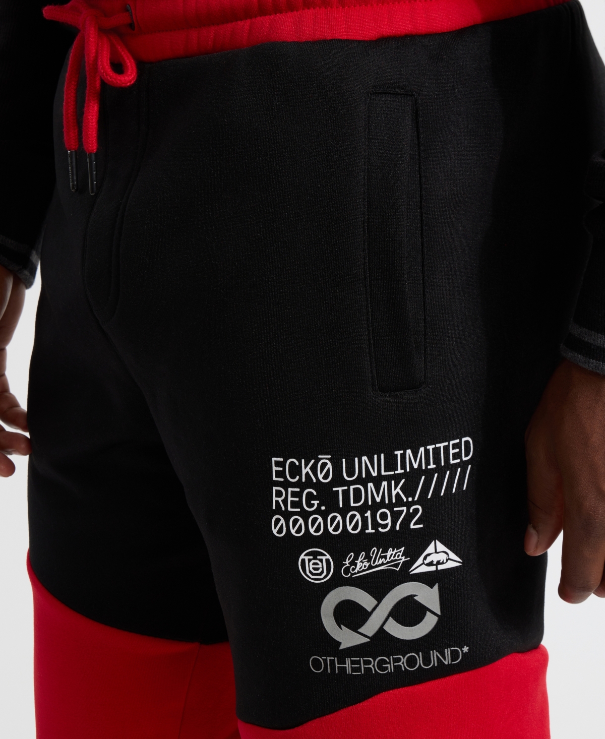 Ecko Unltd Men's Prosperous Jogger In True Red,black
