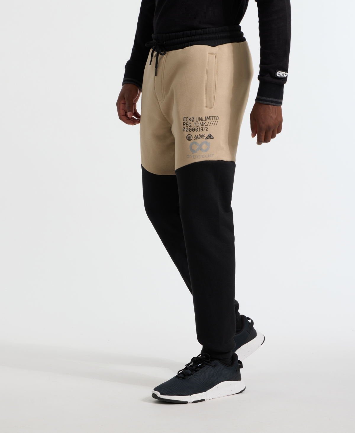 Ecko Unltd Men's Prosperous Jogger In Black,taupe