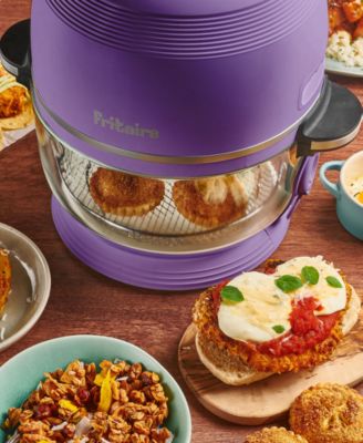 Self Cleaning Glass Bowl Air Fryer Set, 4 Piece