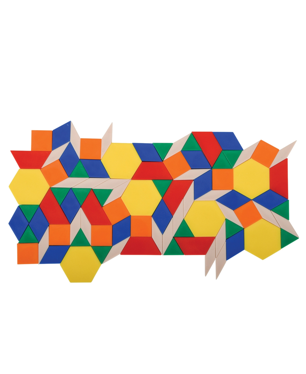 EDXEDUCATION PATTERN BLOCKS PLASTIC, SET OF 250 