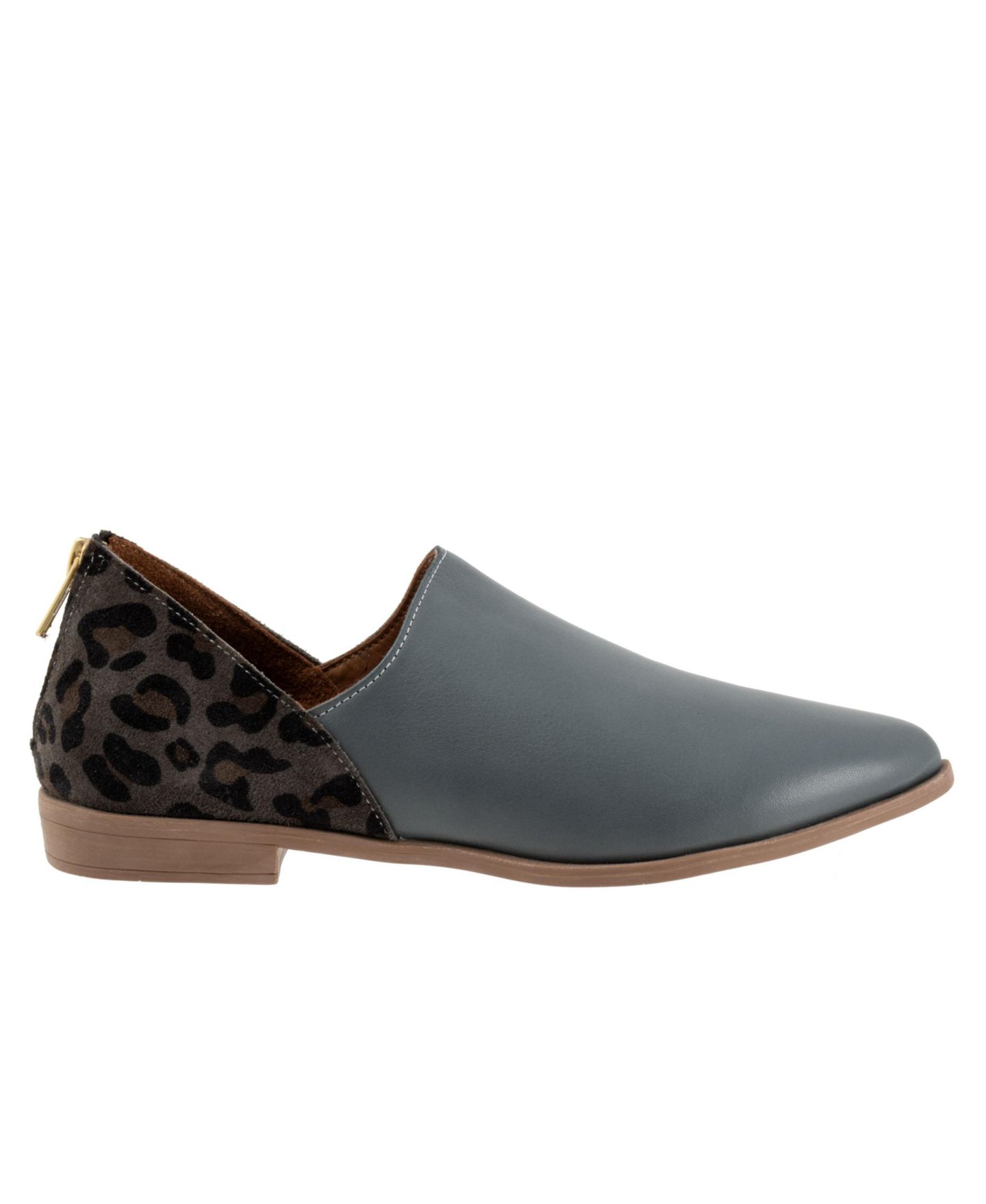 Женские туфли Bueno Beau Loafer, цвет: Пепельный / Леопардовый — фото 2