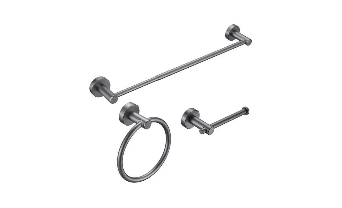 Slickblue Bathroom Hardware Set Towel Bar, Toilet Paper Holder, and Hooks for Modern Bathroom Decor
