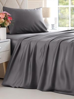 Rayon from Bamboo 4 Piece Deep Pocket Cooling Sheet Set - Twin