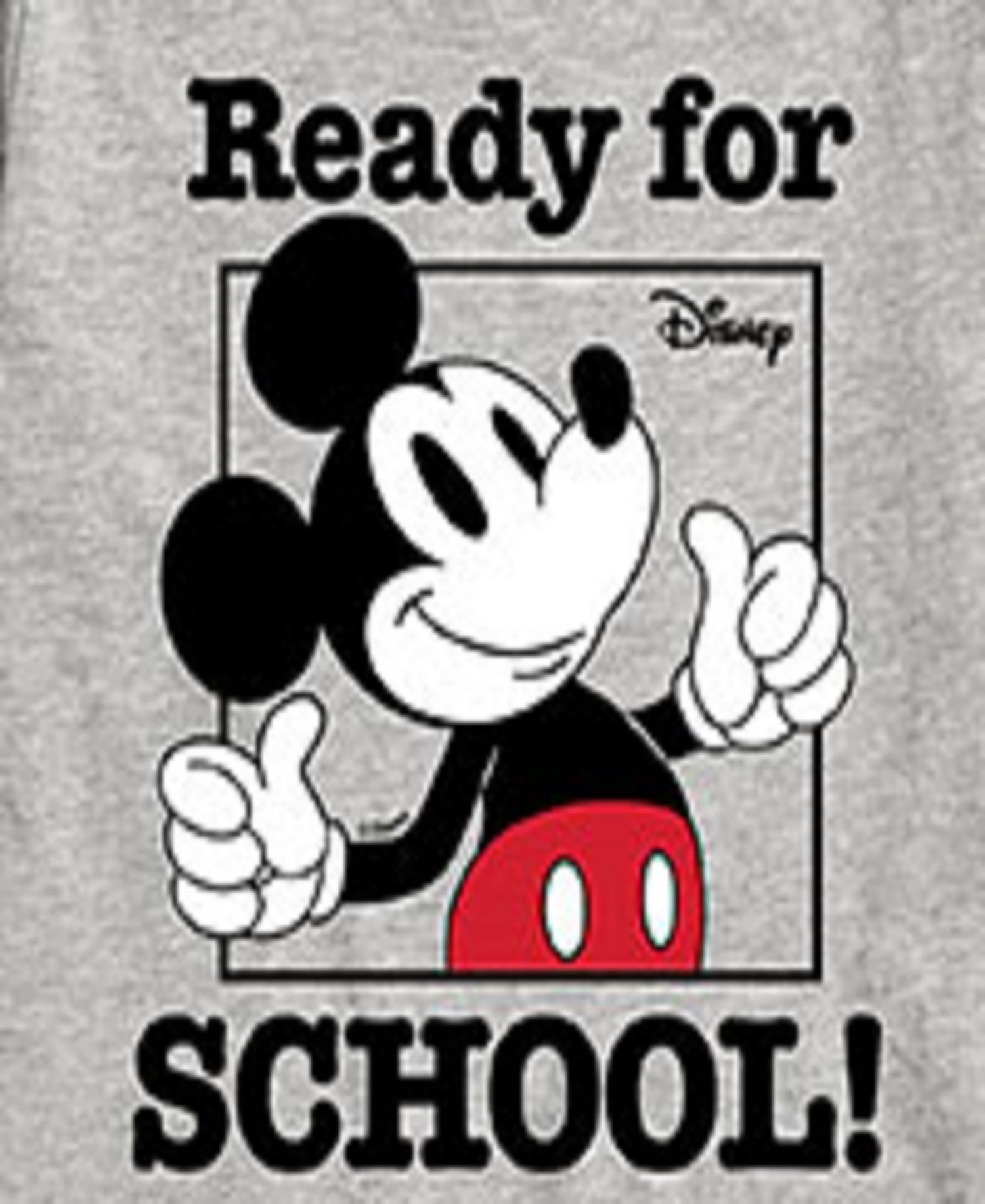 Big Boys Disney Ready For School Graphic Tee