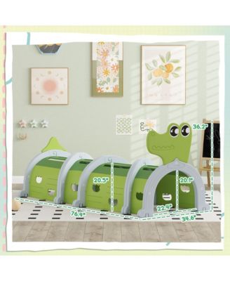 Kids Play Tunnel for Children 3-6 Years to Crawl and Climb, 76" Long