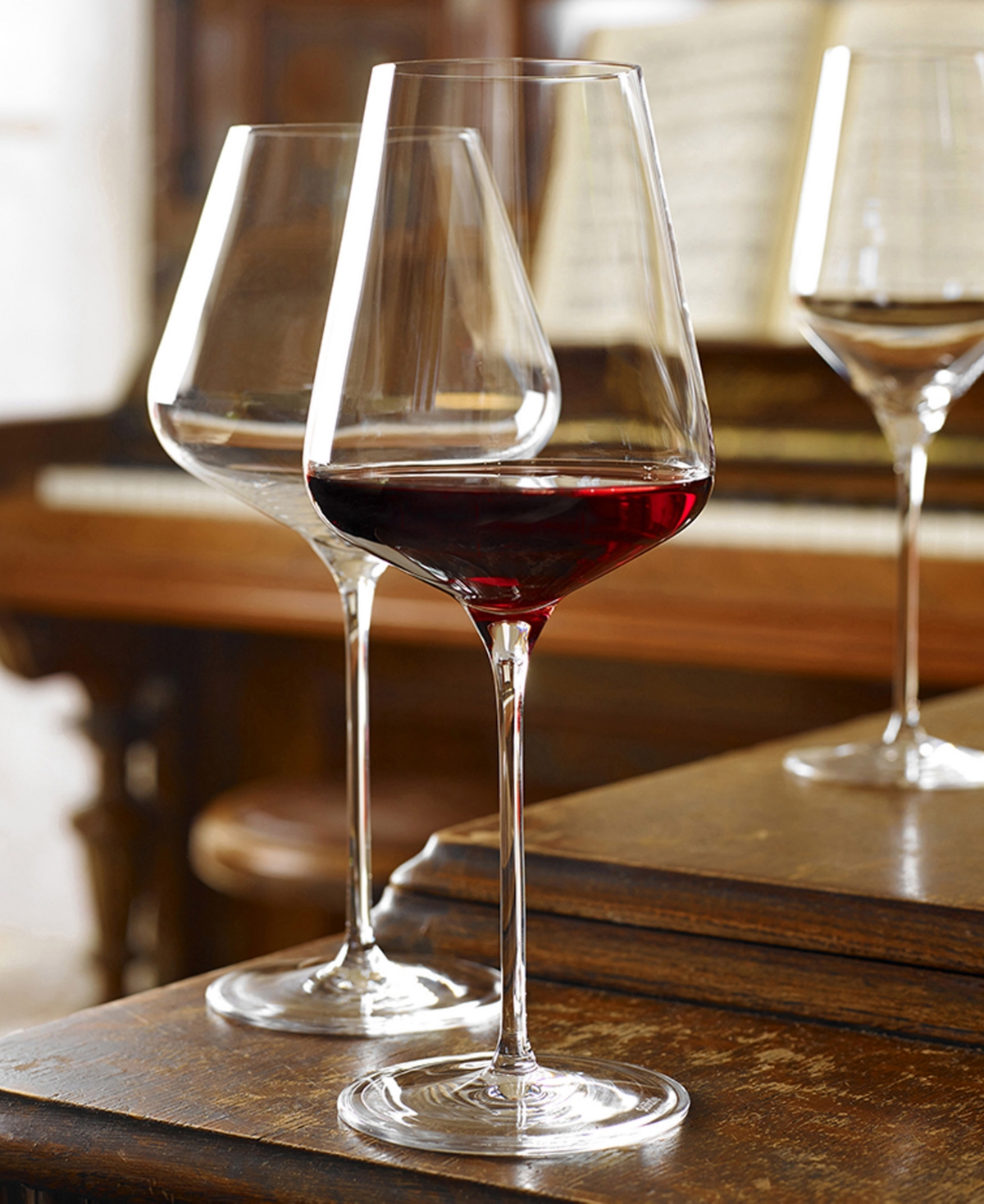 Stolzle Lausitz Quatrophil Bordeaux Glasses, Set Of 4 In Crystal