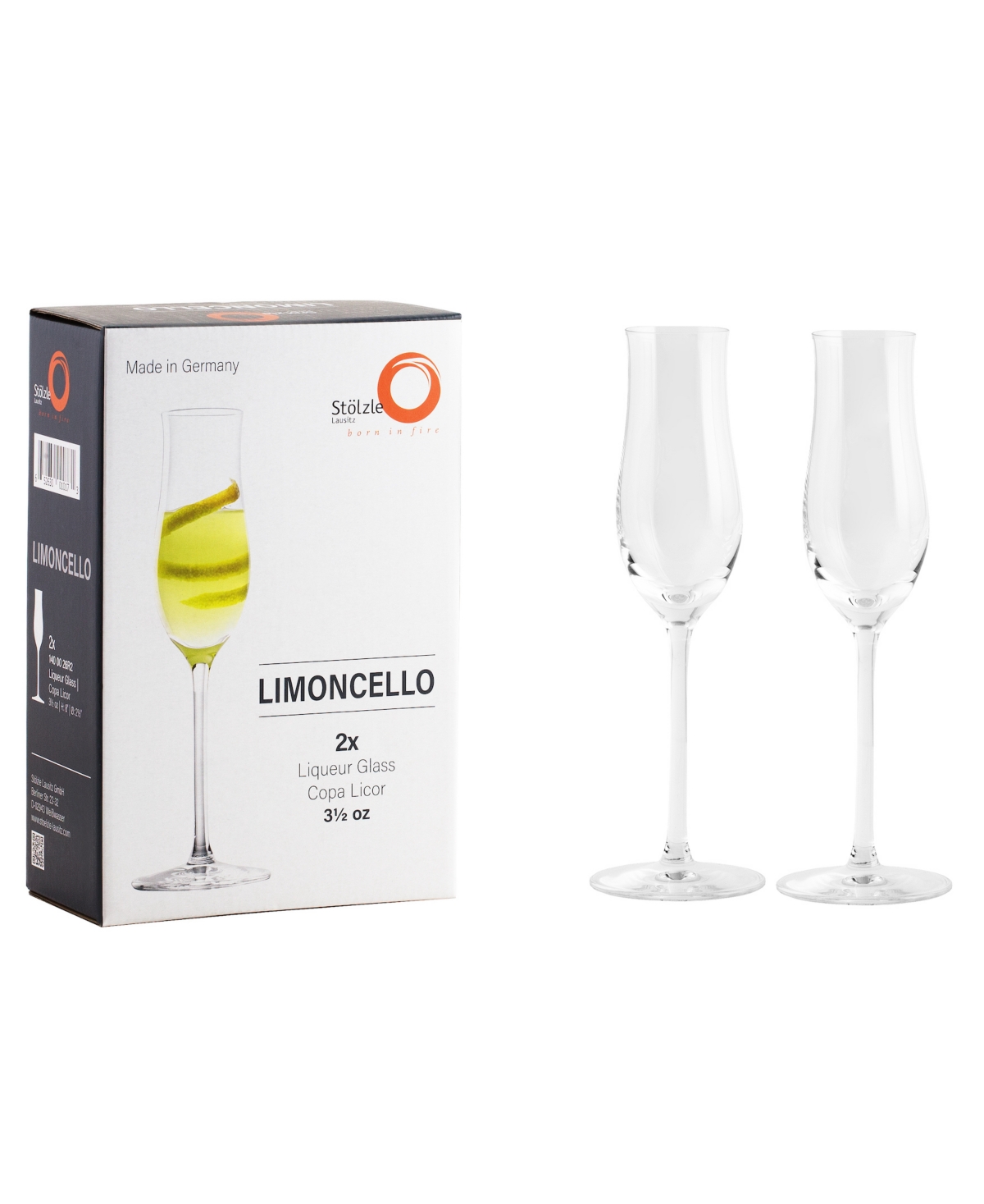 Stolzle Lausitz Limoncello Liqueur Glasses, Set Of 2 In Crystal