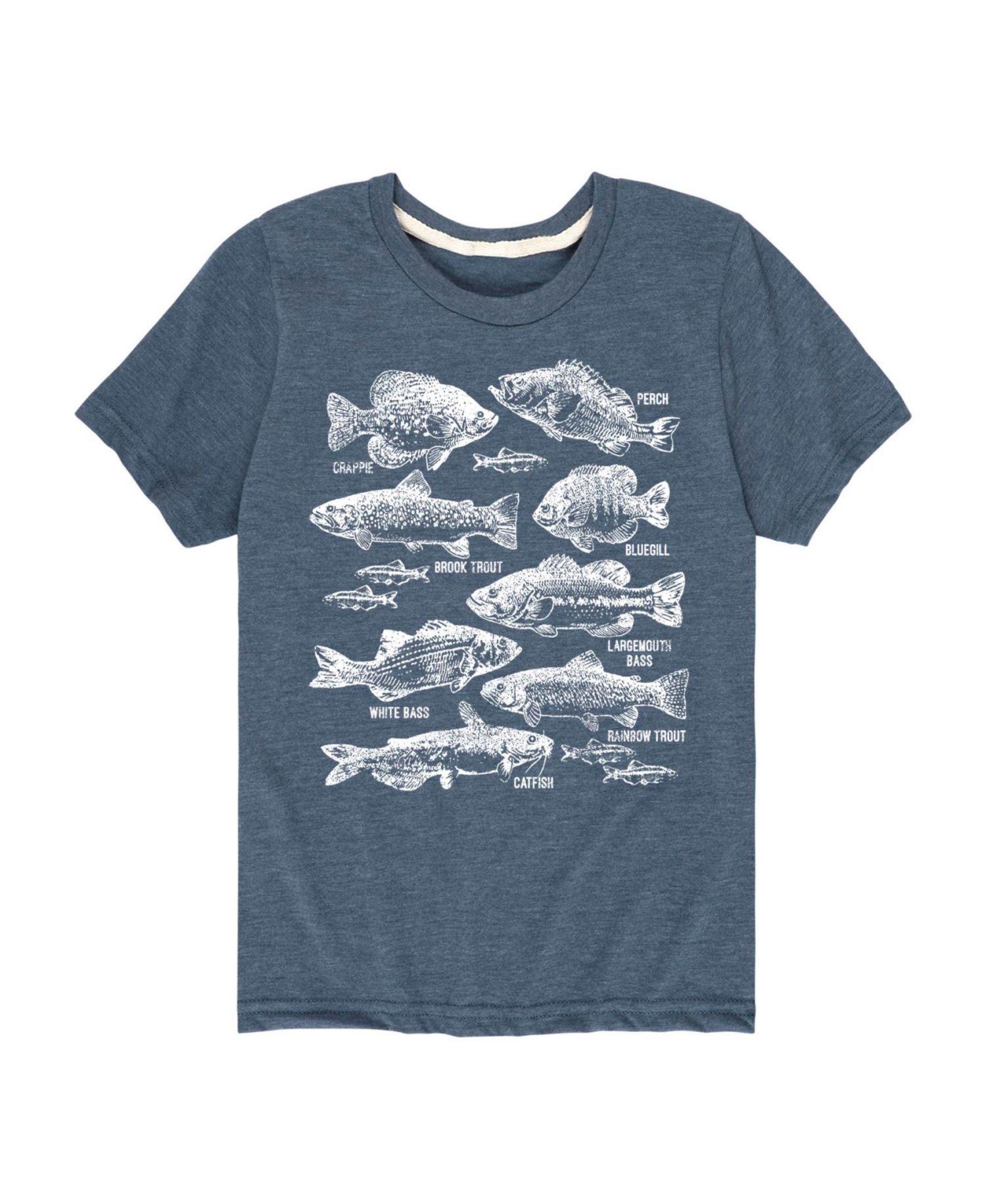 Big Boys Types Of Fish Graphic Tee