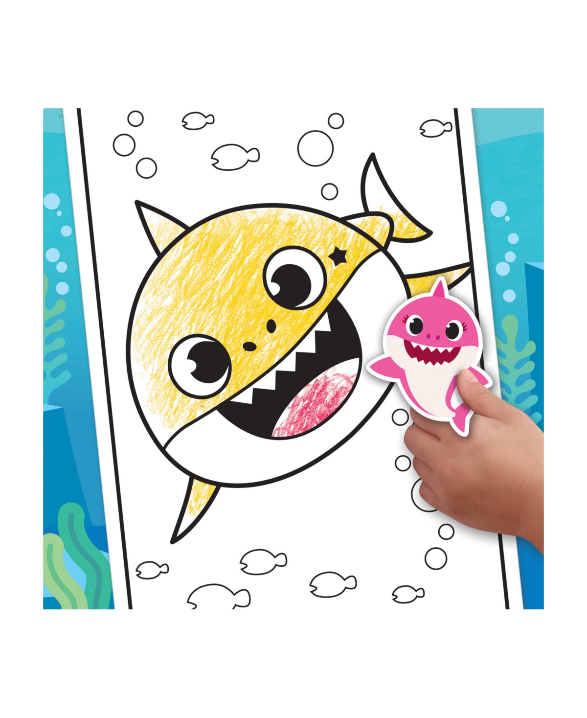 Crayola Baby Shark Coloring Book, 8 Pack In Assorted
