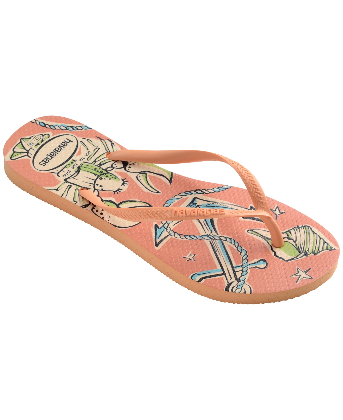 Women's Slim Super Fresh Slip On Sandals - Peach