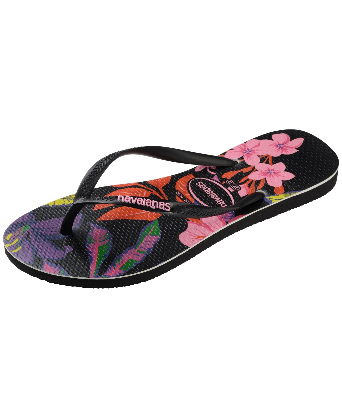 Havaianas Women's Slim Floral Colors Slip On Sandals
