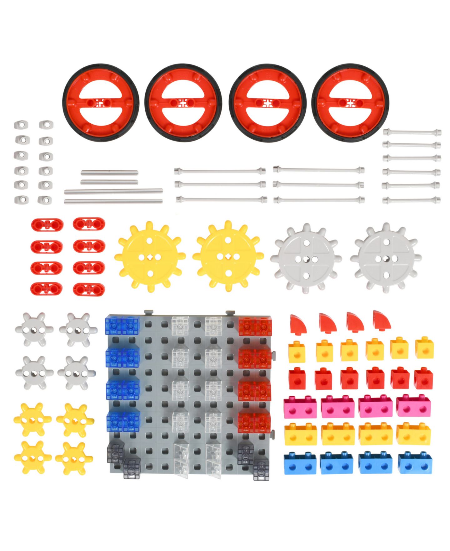 Детский конструктор edxeducation My Gears 117-Piece Building Set, Ages 4+ — фото 3