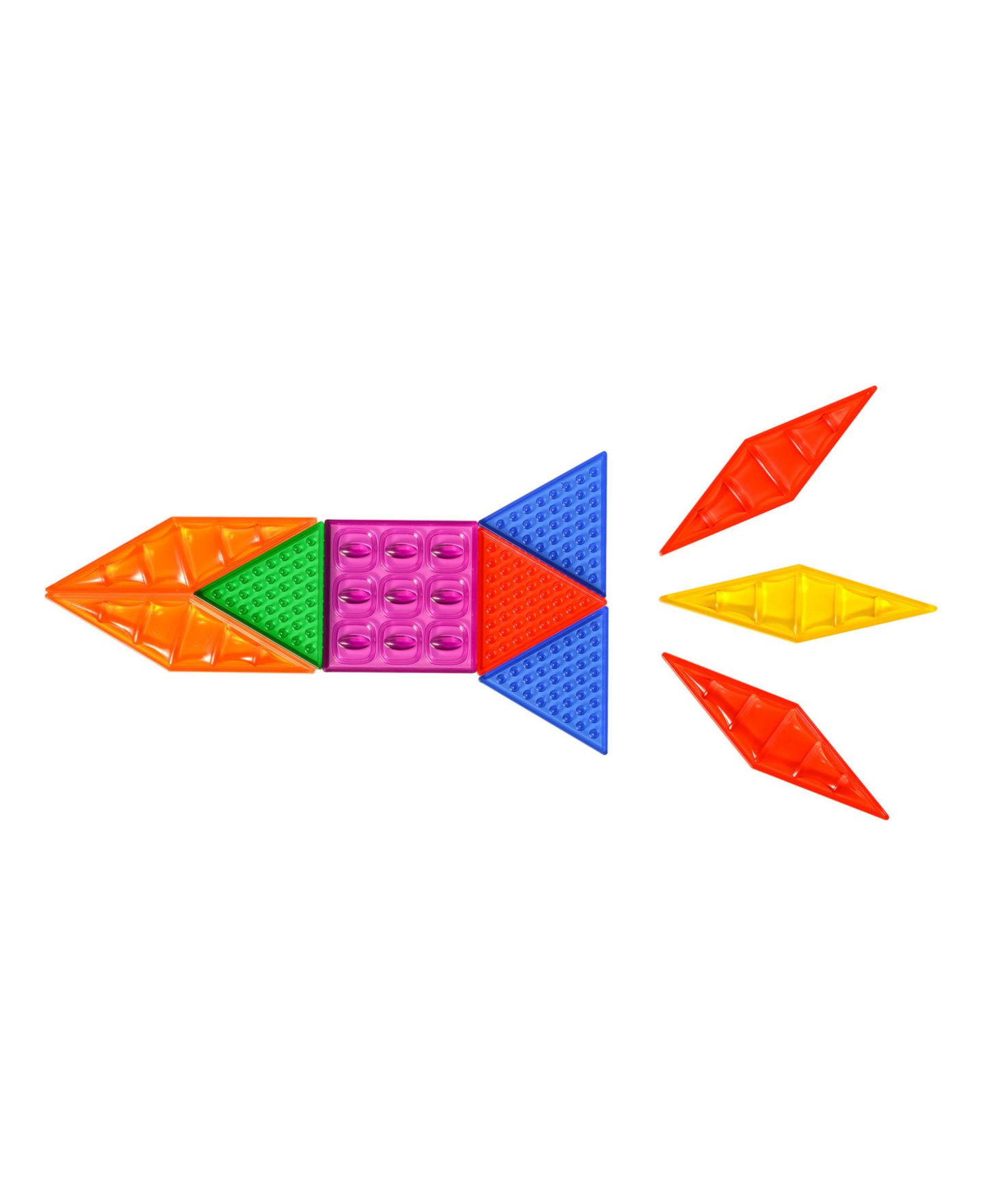 Детский конструктор edxeducation Translucent Sensory Pattern Blocks — фото 9