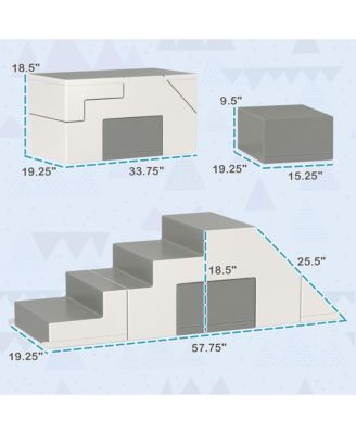 2-Piece Kids Crawl and Climb Activity Play Set