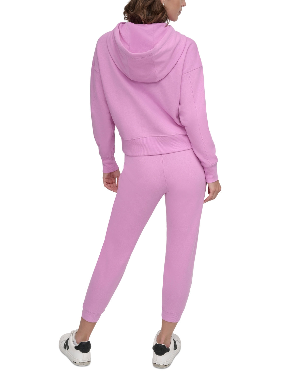Dkny Sport Women's Embroidered-Logo Pullover Hoodie