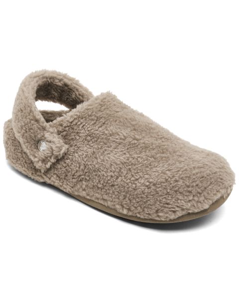 Тапочки Crocs Classic Cozzzy, цвет: Серо-бежевый