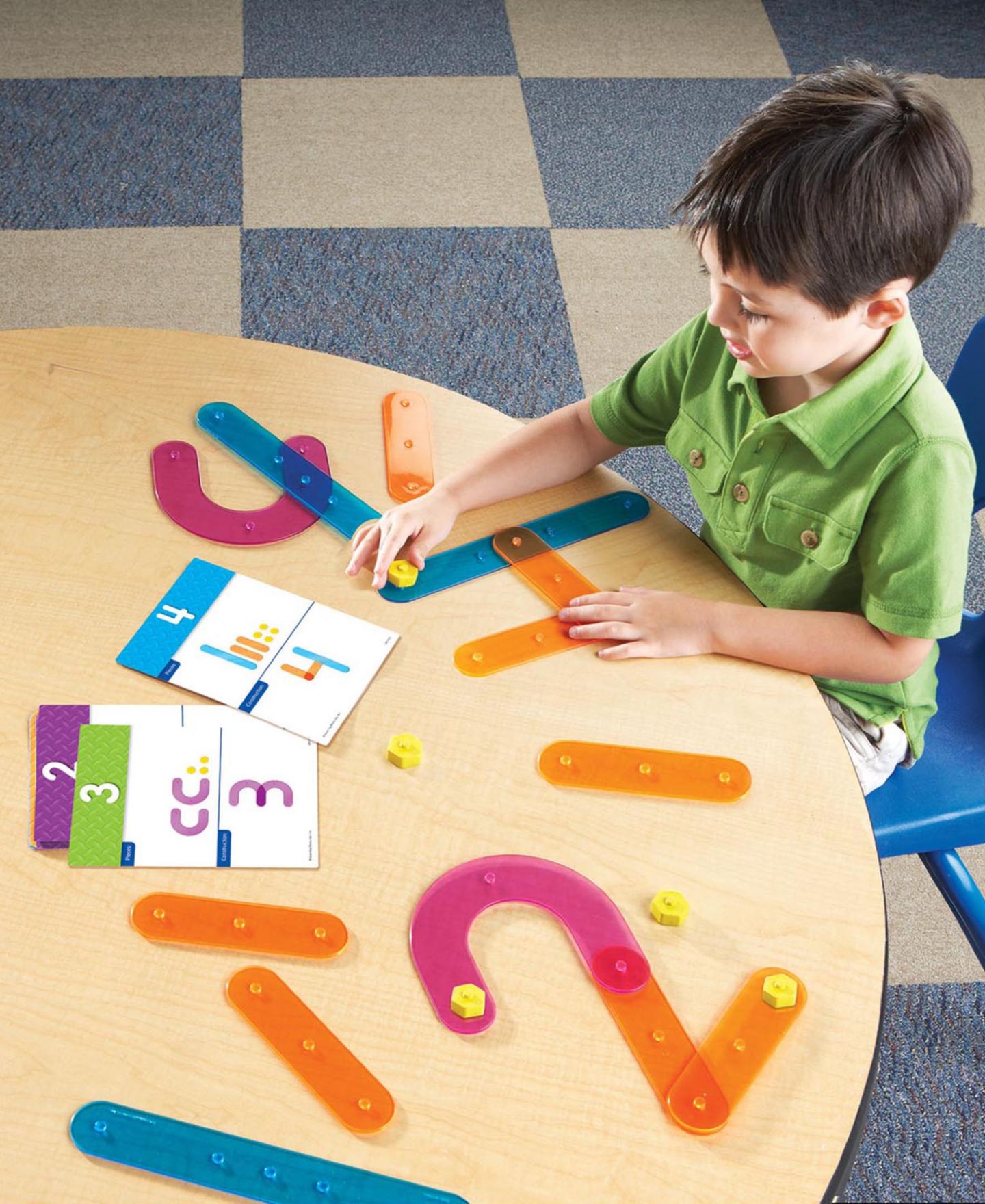 Детские игрушки Learning Resources Number Construction Activity Set — фото 5
