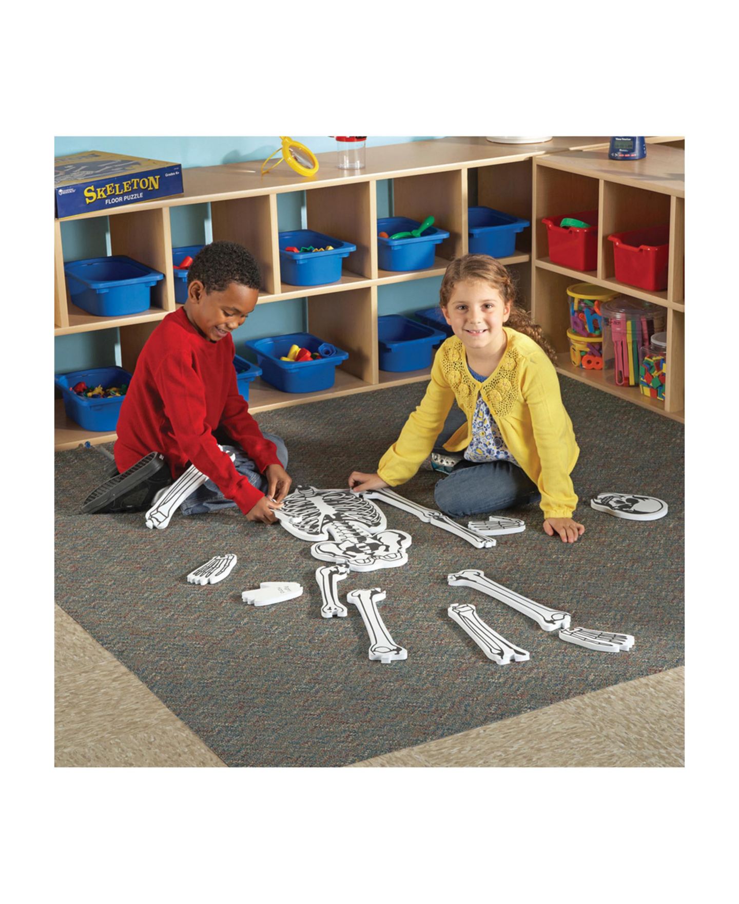 Детский пазл Learning Resources Skeleton Double-Sided Puzzle, 15 Pieces, Ages 3+ — фото 4