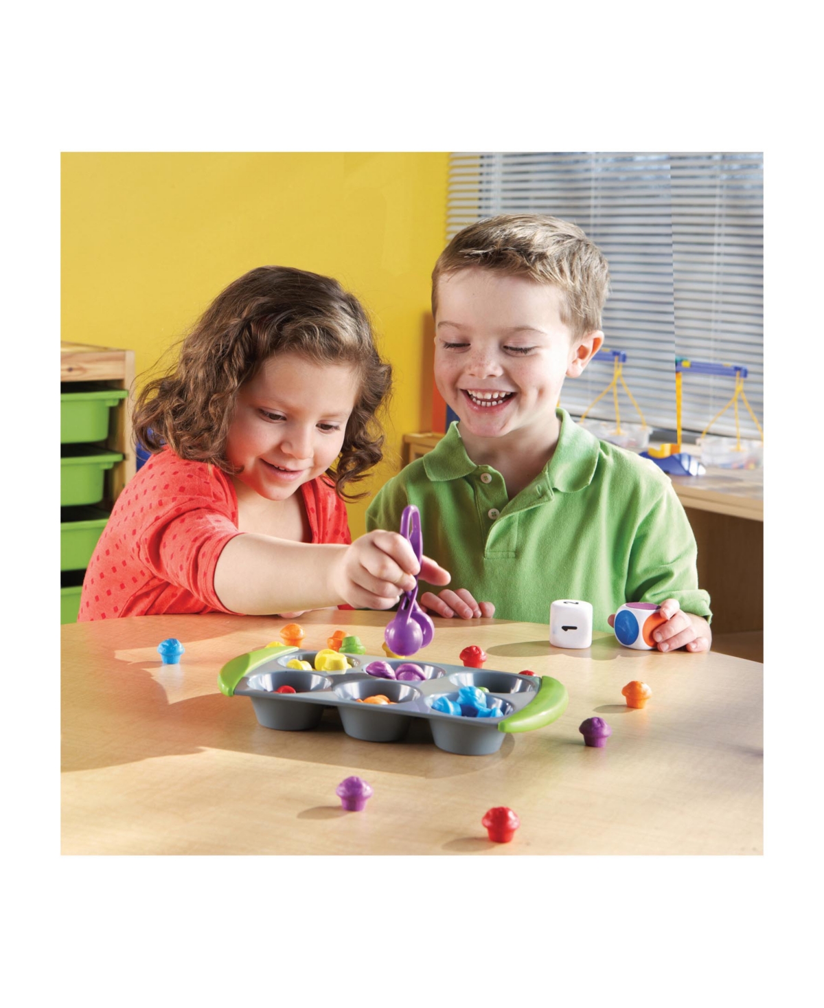 Learning Resources Mini Muffin Match Up Math Activity Set In Multi