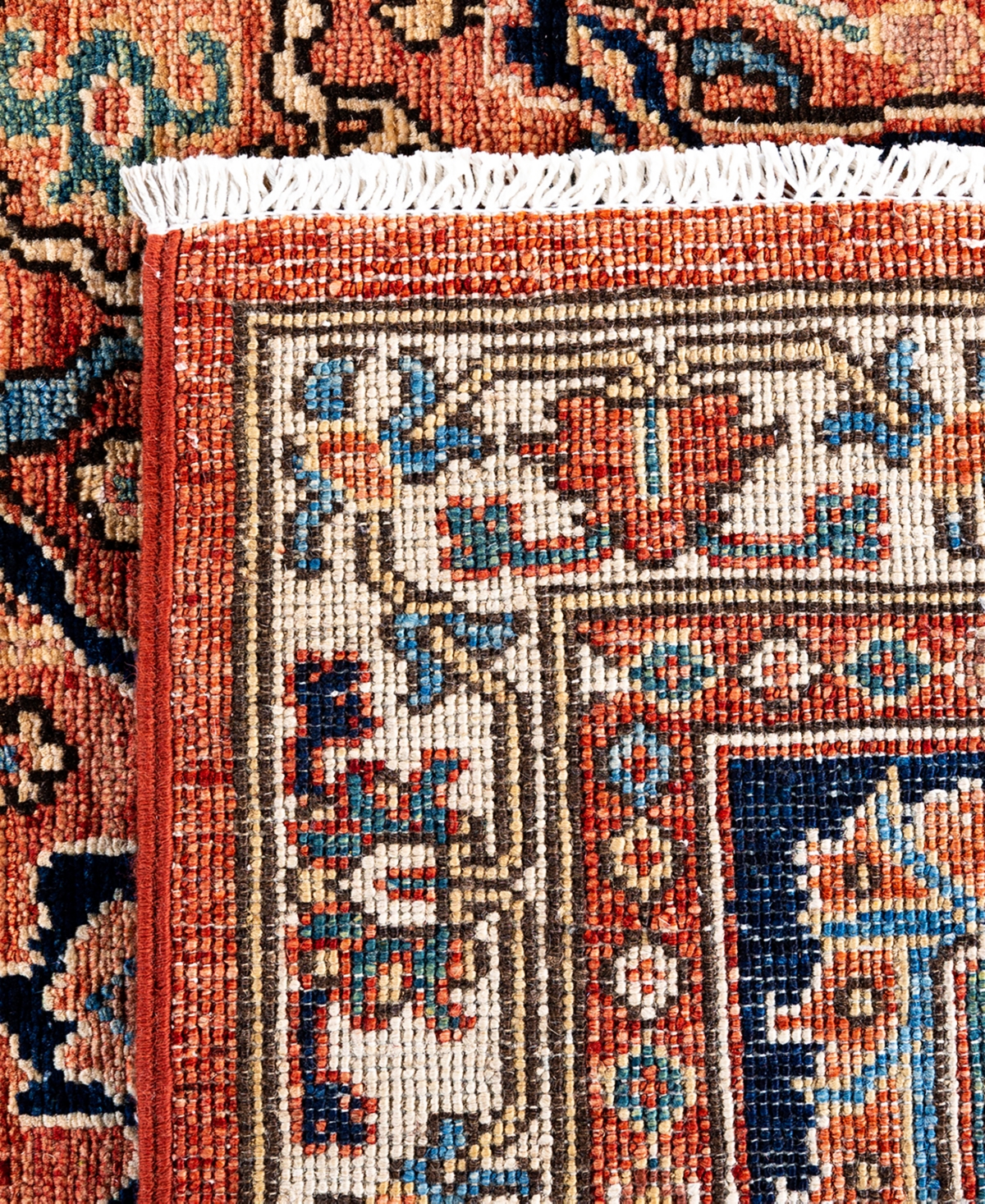 Adorn Hand Woven Rugs Serapi M1999 8'1"x10'5" Area Rug In Red