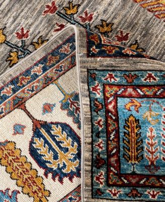 ADORN HAND WOVEN RUGS Tribal M1999 8'3"x9'8" Area Rug