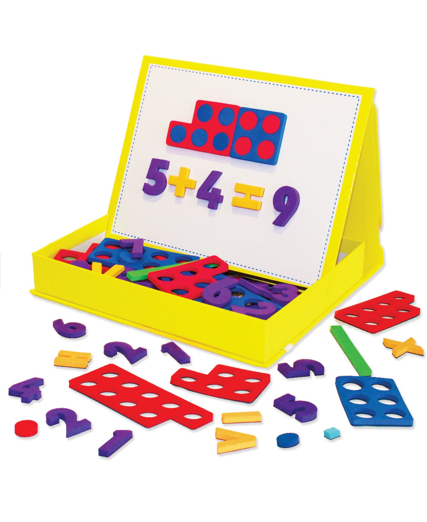 Детские игрушки Junior Learning Rainbow Numbers Magnetic 155-Piece Set, Ages 4+ — фото 2