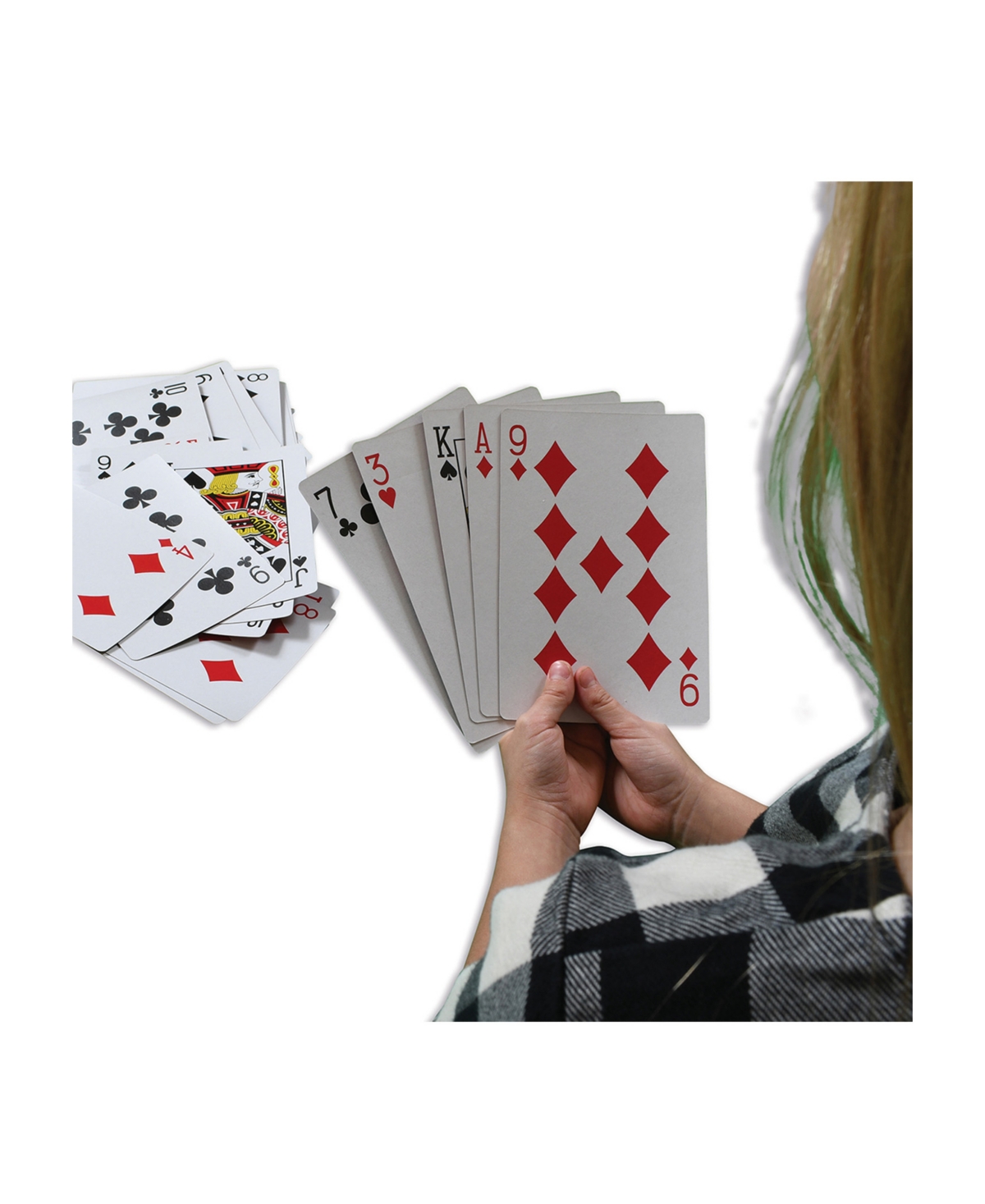 Learning Advantage Giant Playing Cards, Pack Of 2 In Multi