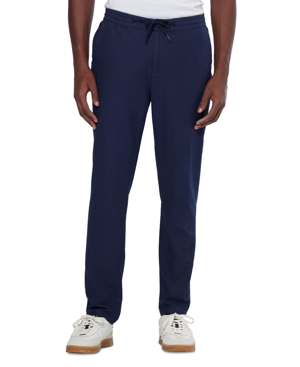 Scotch & Soda Men's Warren Drawstring Linen Pant In Night