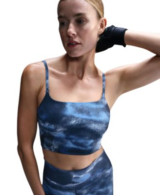 Nike - Women's One Convertible Light-Support Longline Printed Sports Bra