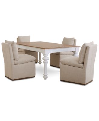 5 Pc. Set (Mandeville Rectangular Dining Table & 4 Kenity II Side Chairs), Created for Macy's